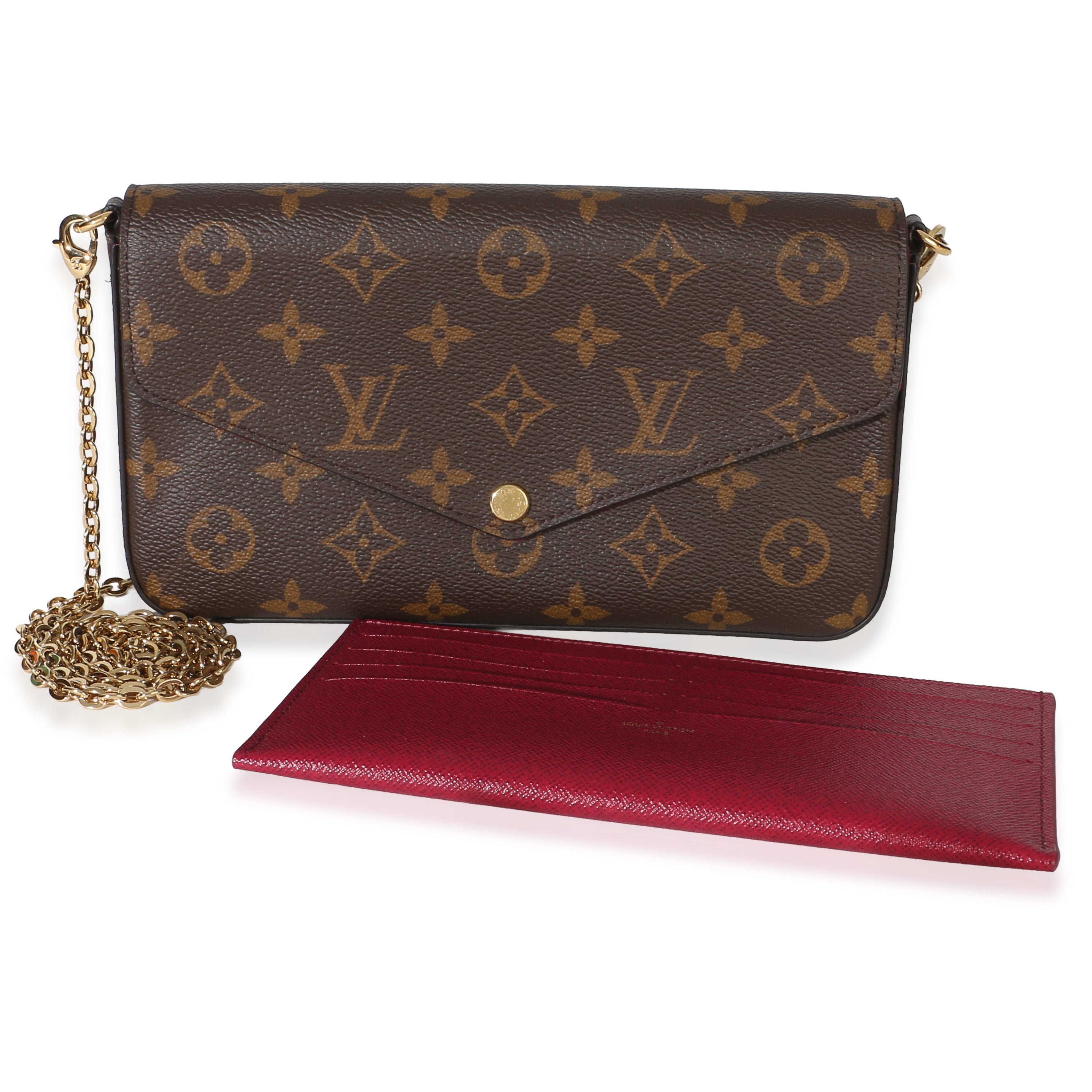Fuschia Monogram Canvas Felicie Pochette