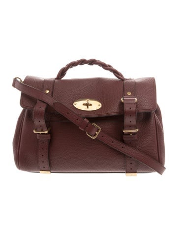 Mulberry Leather Top Handle Bag
