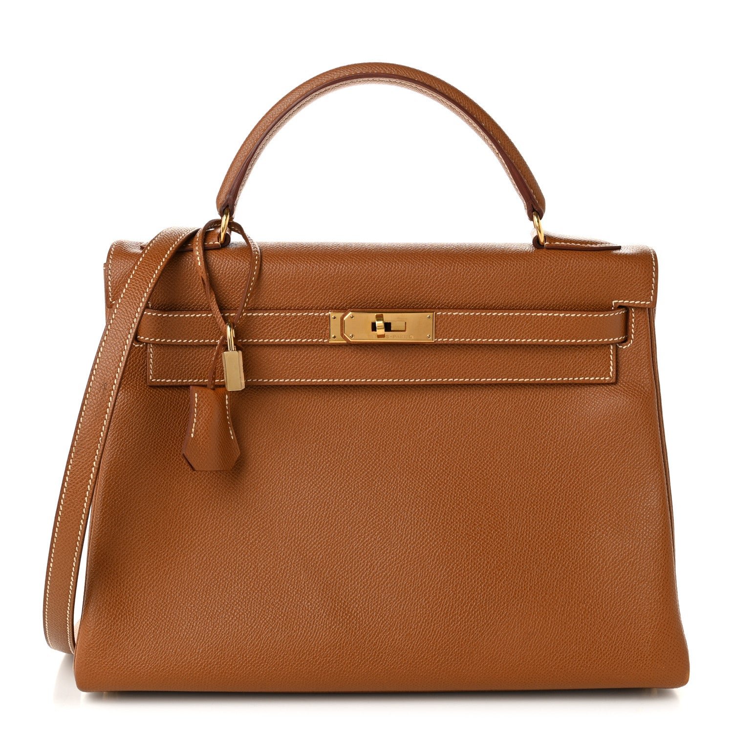 Hermes Courchevel Kelly Retourne 32 Gold