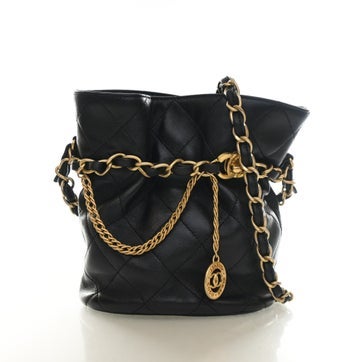Lambskin Chain Medallion Small