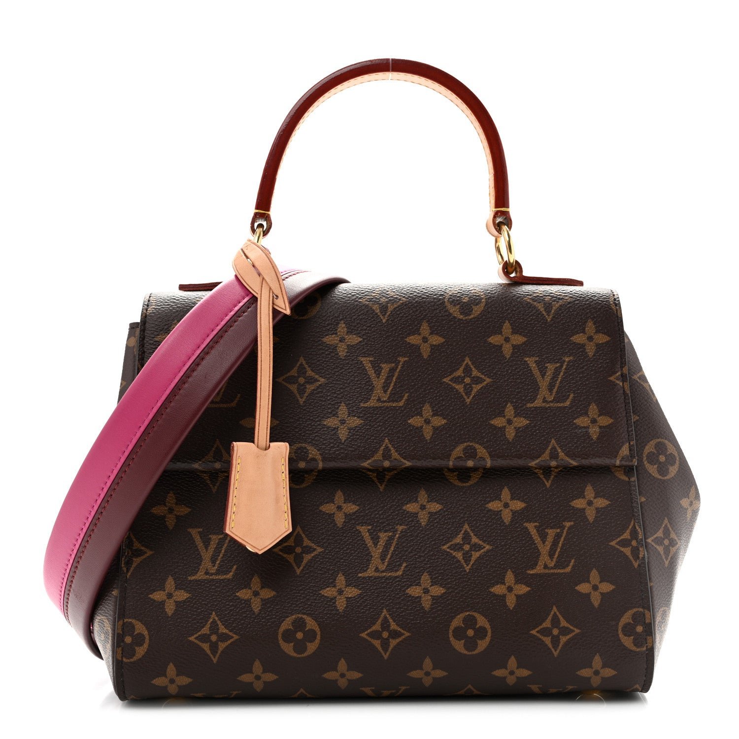 Louis Vuitton Monogram Cluny BB Bordeaux Fuchsia