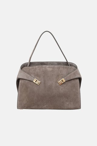 Ferragamo Suede Soft Hug Bag