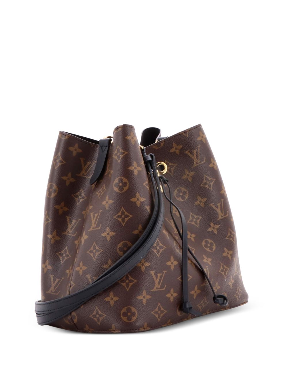 NeoNoe Handbag Monogram Canvas with Leather MM bucket bag