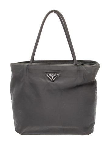 Enameled Metal Triangle Top Handle Bag