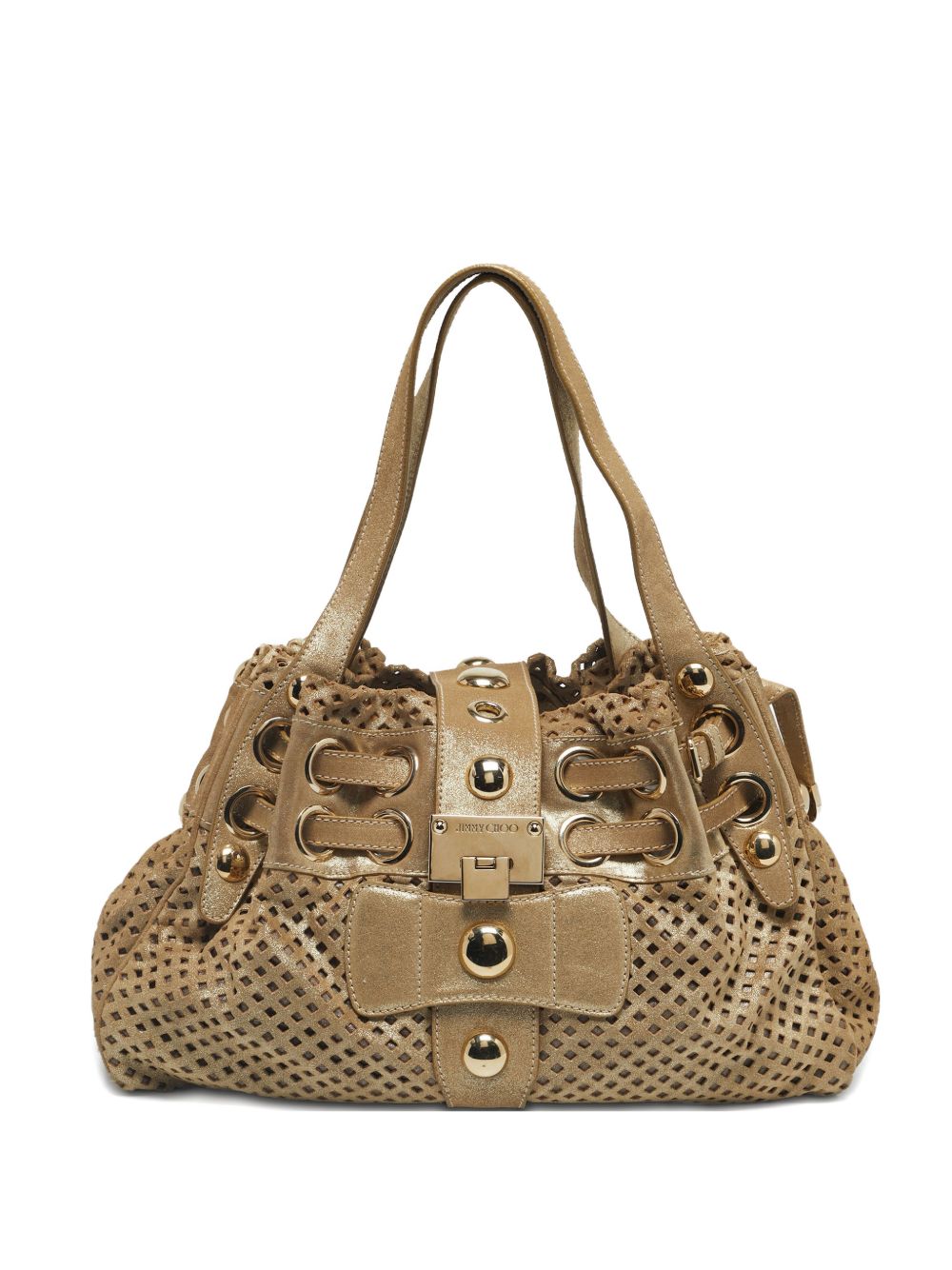 Jimmy Choo Riki perforated tote bag