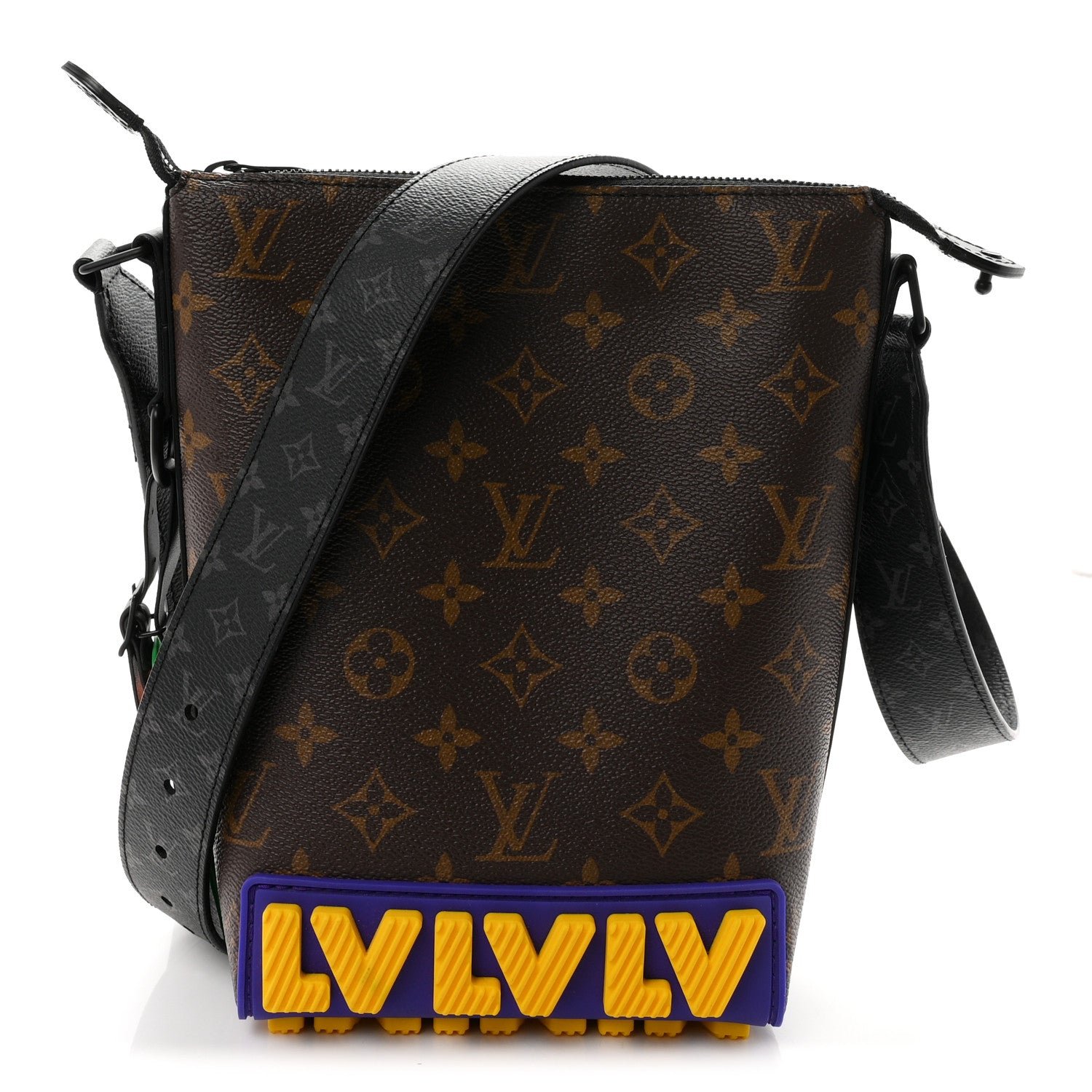 Louis Vuitton Monogram LV Rubber Cruiser Messenger Multicolor