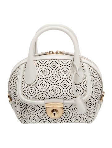 Ferragamo Leather Top Handle Bag w/ Tags