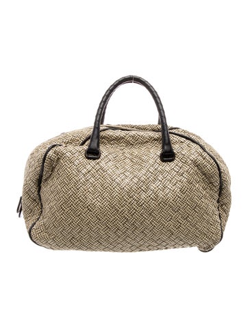 Intrecciato Top Handle Bag Vintage