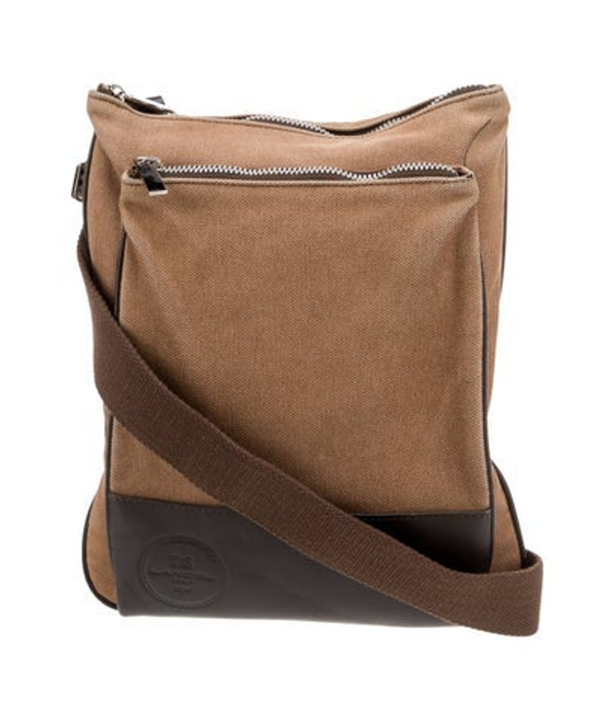 Lancel Canvas Messenger Bag