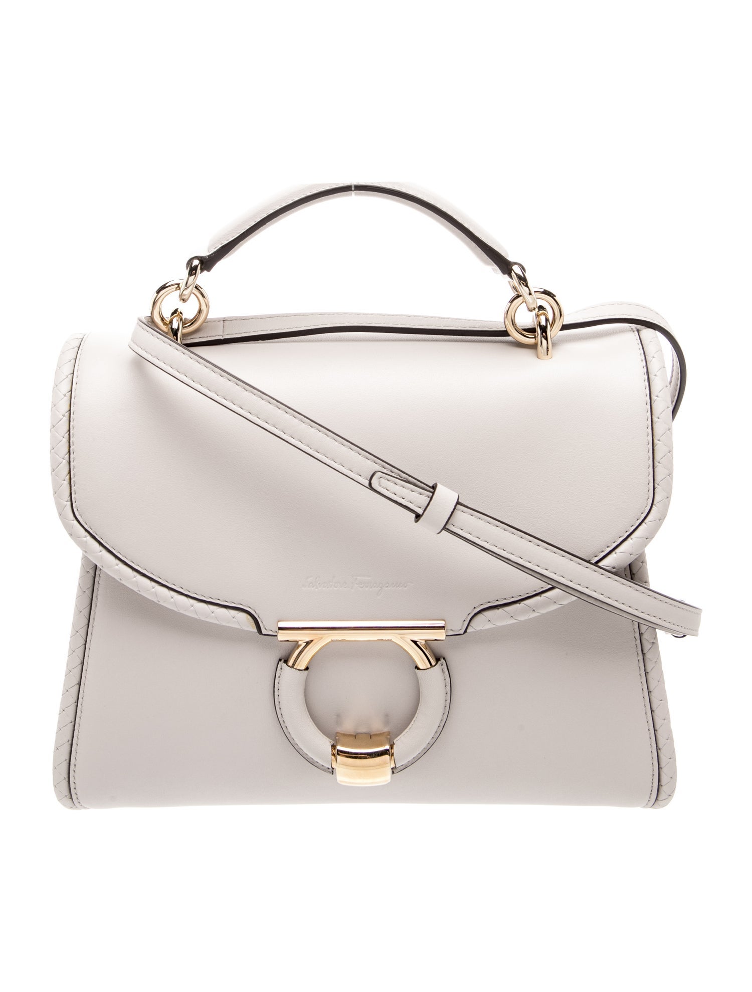 Leather Top Handle Bag