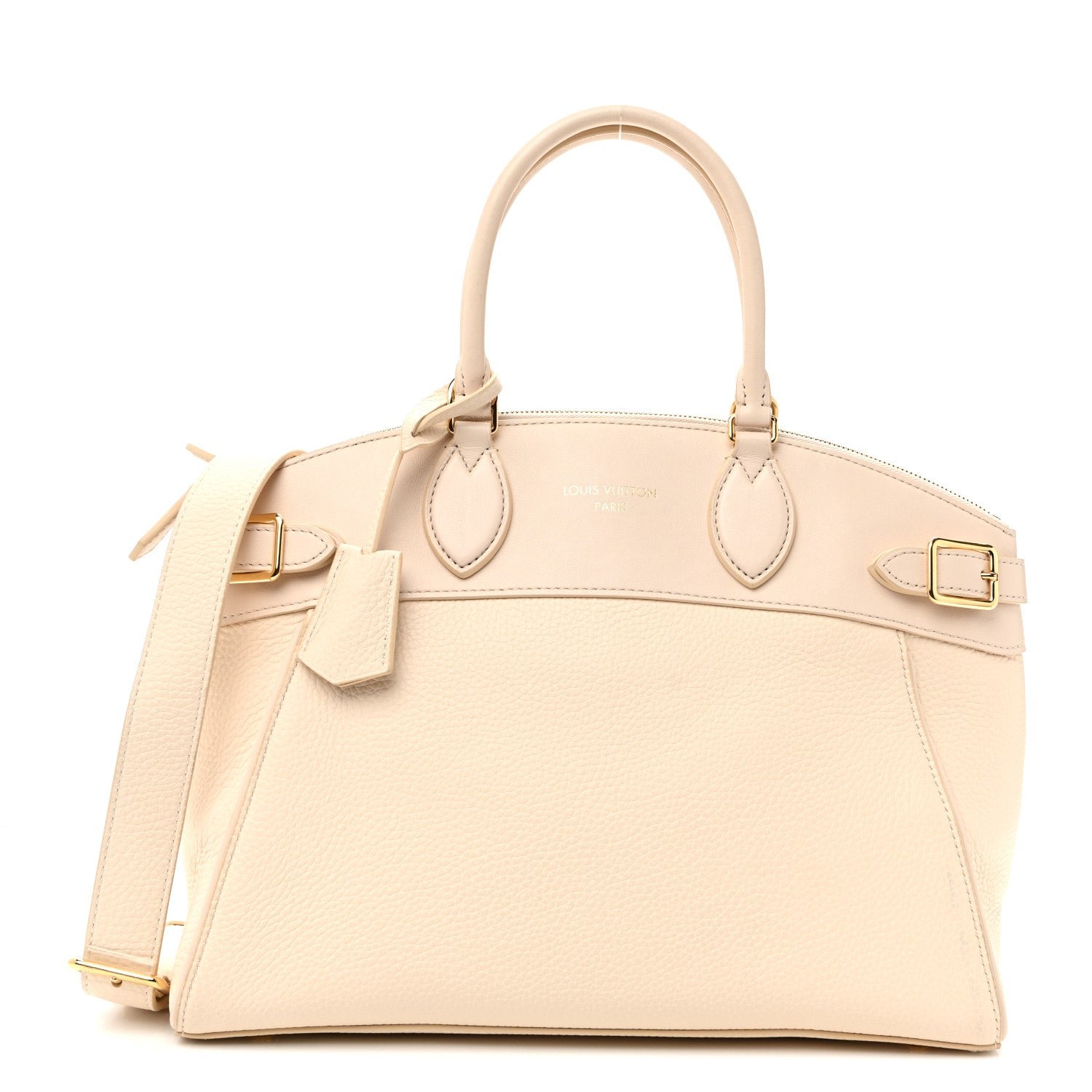 Louis Vuitton Taurillon Calfskin Vendome MM Creme