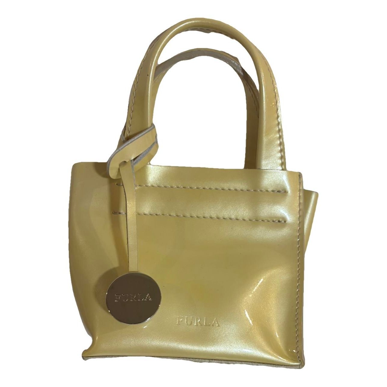 Patent leather mini bag