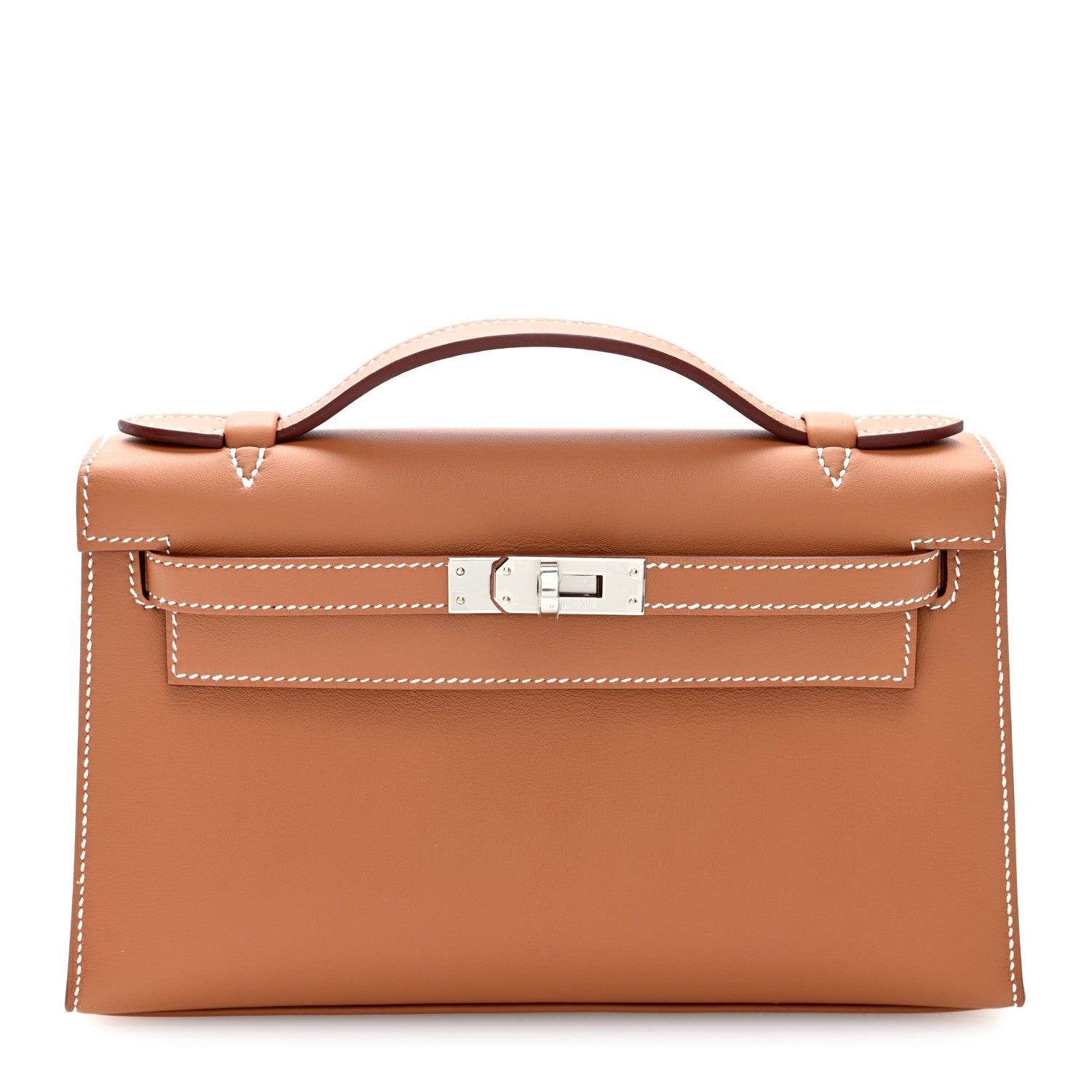 Hermes Swift Kelly Pochette Clutch Gold