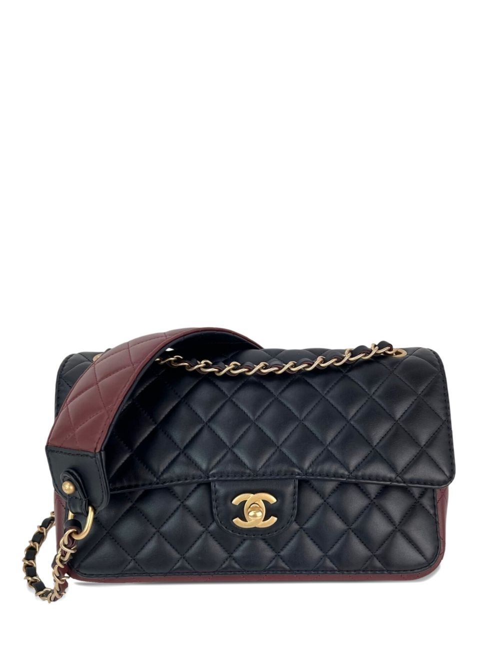 chain-strap logo-detail shoulder bag