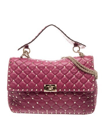 Valentino Rockstud Top Handle Bag