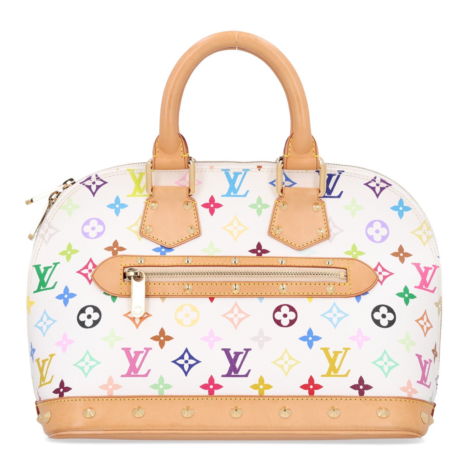 Louis Vuitton Monogram Multicolor Alma White
