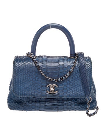 Mini Python Coco Handle Bag