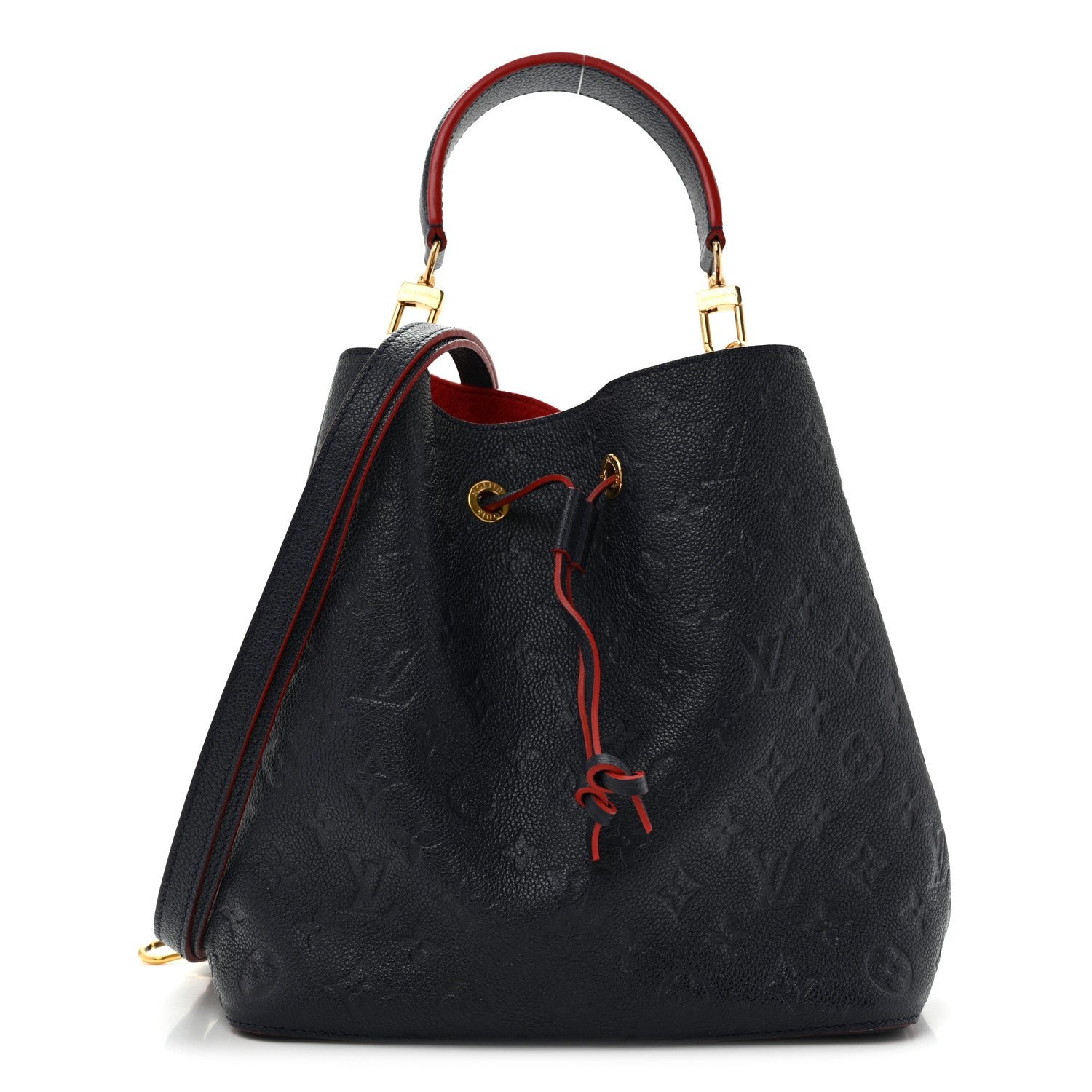 Louis Vuitton Empreinte Neonoe MM Marine Rouge