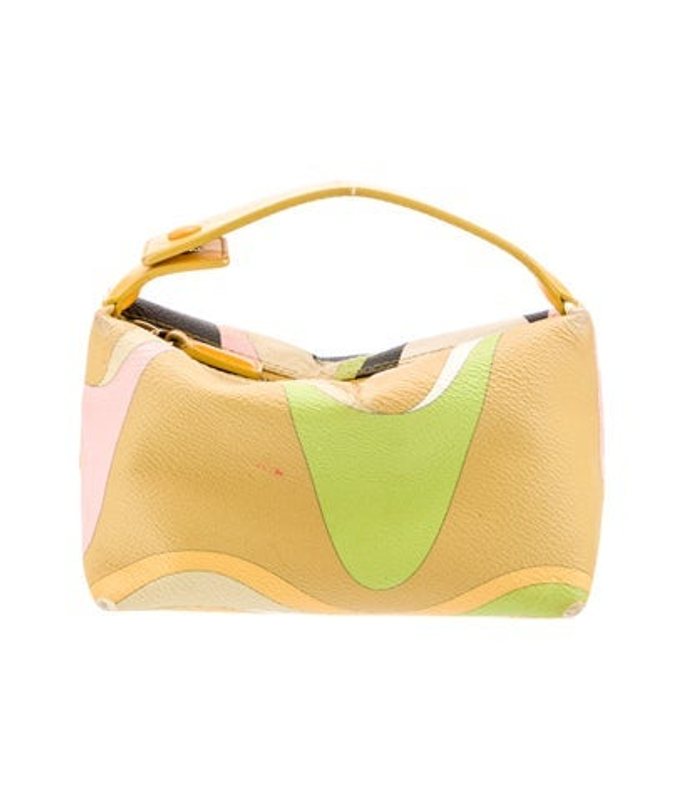 Emilio Pucci Pucci Leather Top Handle Bag