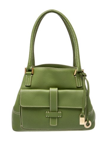 Leather Top Handle Bag