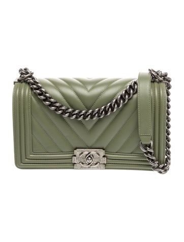 Medium Chevron Boy Bag
