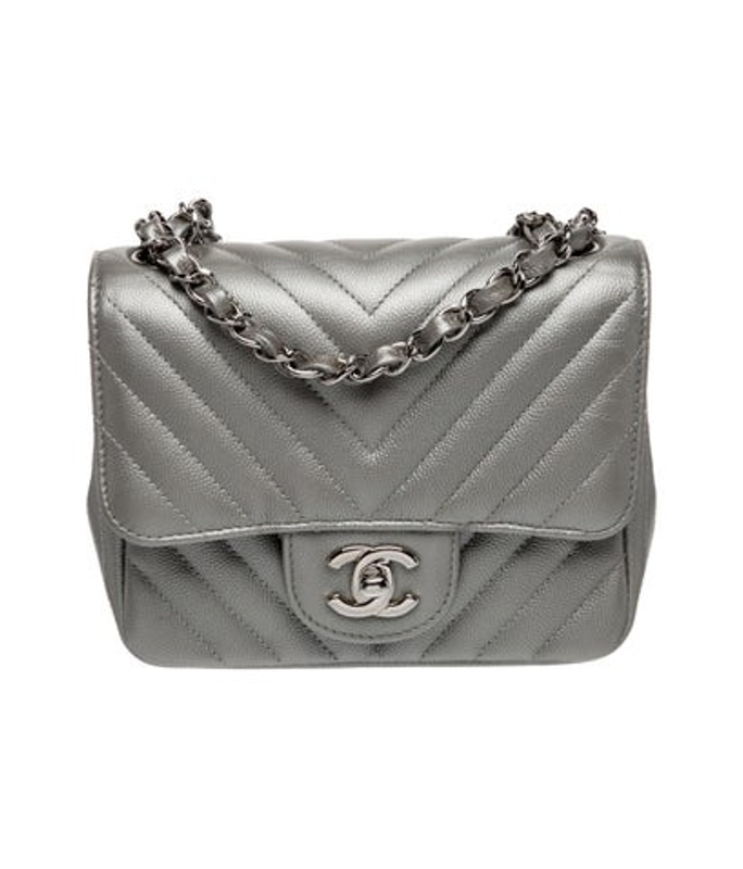 Chanel Classic Chevron Mini Square Flap Bag