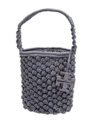 Raffia Bucket Bag