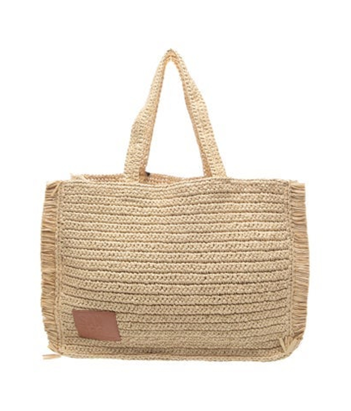 Sandro Raffia Tote