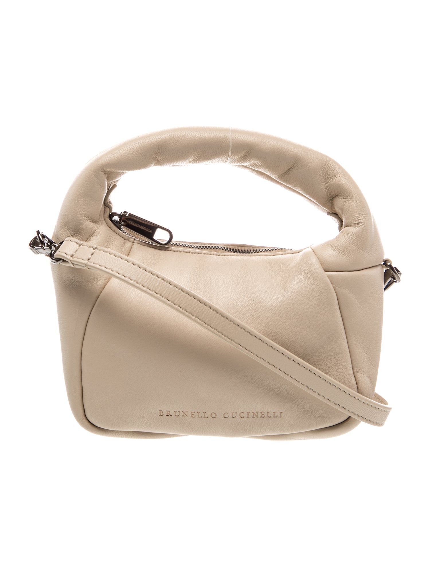 Brunello Cucinelli Leather Top Handle Bag w/ Tags