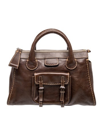 Leather Top Handle Bag