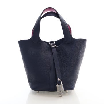 Clemence Leather Verso Picotin Lock 18