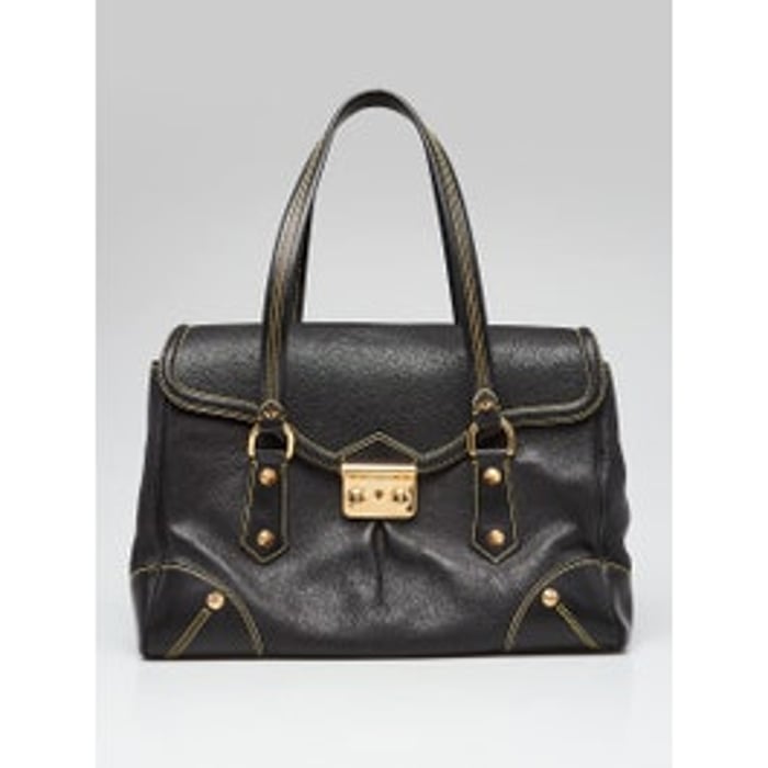 Louis Vuitton Louis Vuitton Black Suhali Leather L'Absolu de Voyage Bag