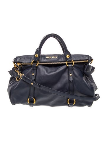 Leather Top Handle Bag