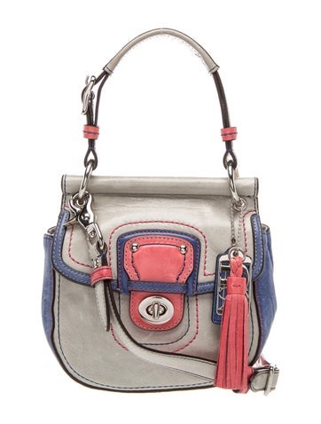 Coach Leather Top Handle Bag