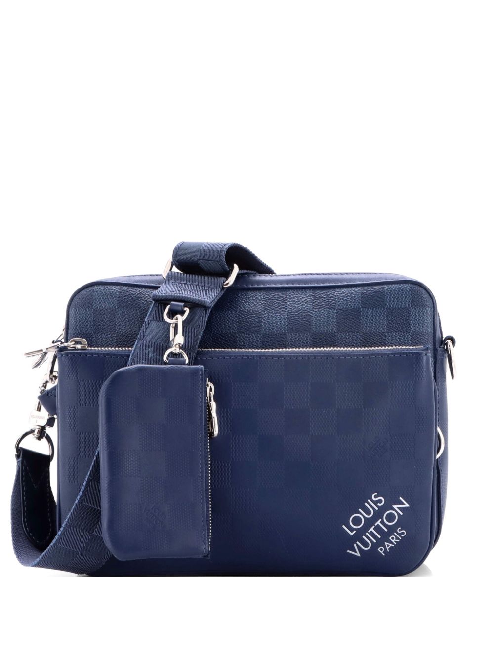 Trio Messenger Bag Damier Infini Leather crossbody bag