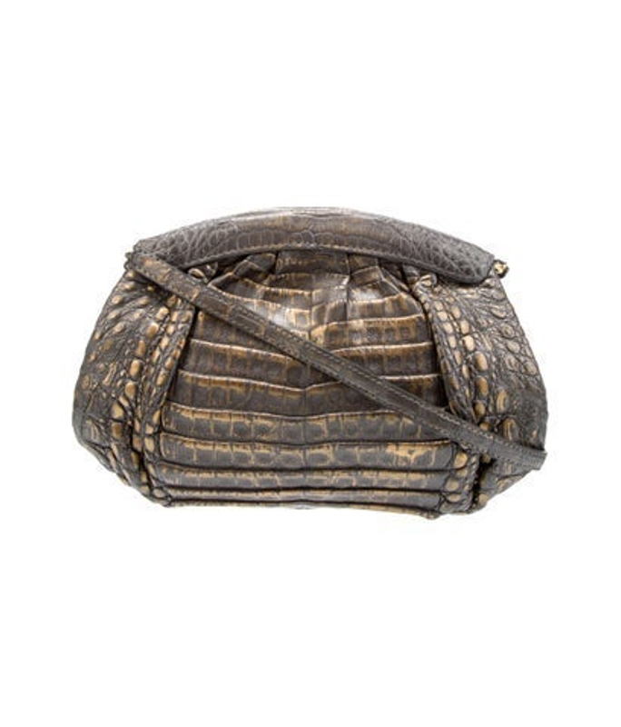 Nancy Gonzalez Gonzalez Embossed Leather Crossbody Bag