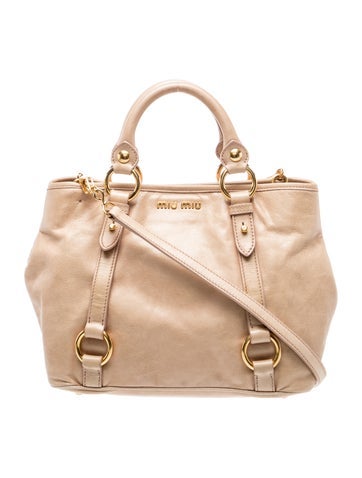 Miu Miu Leather Shoulder Bag