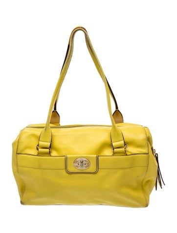 Leather Top Handle Bag