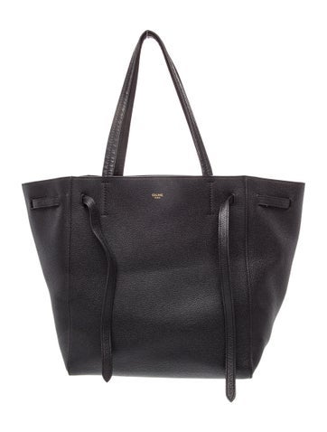 Leather Cabas Phantom w/Belt Small