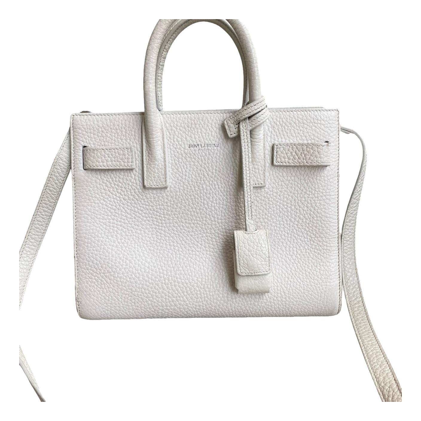 Cabas Rive Gauche leather handbag