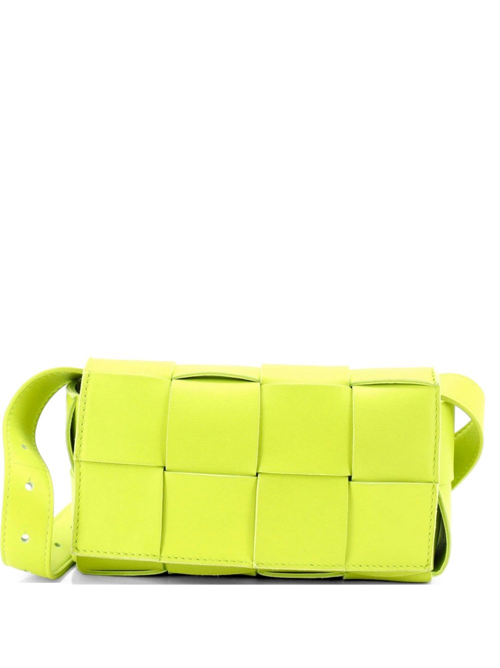Cassette Maxi Intrecciato Leather belt bag
