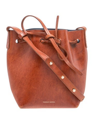 Leather Bucket Bag
