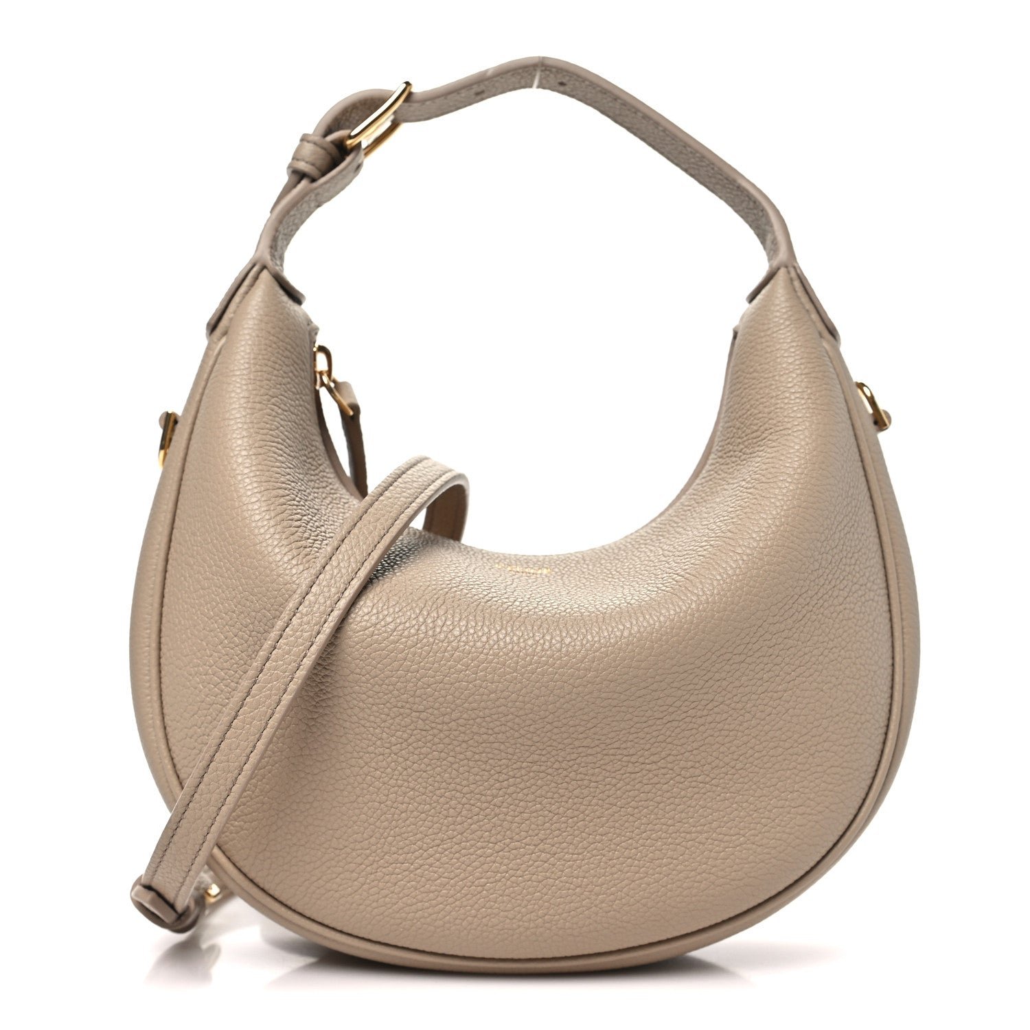 Celine Supple Grained Calfskin Teen Lulu Shoulder Bag Safari