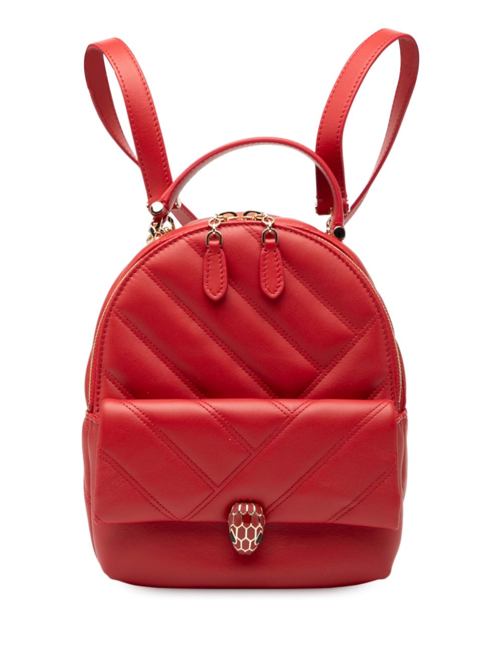 2010-2025 Leather Serpenti Cabochon backpack