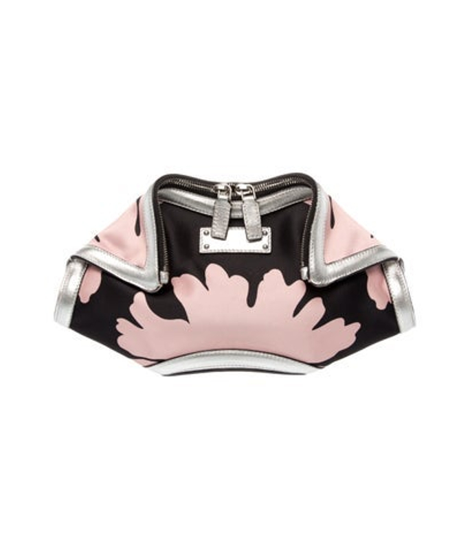Alexander McQueen Mcqueen Satin Clutch