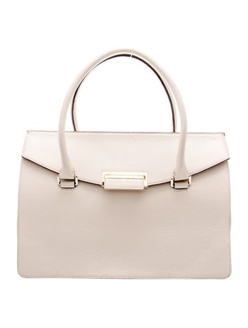 Leather Top Handle Bag