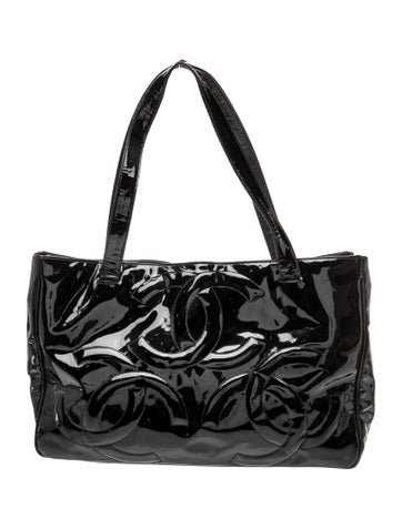 Triple Patent Triple CC Tote