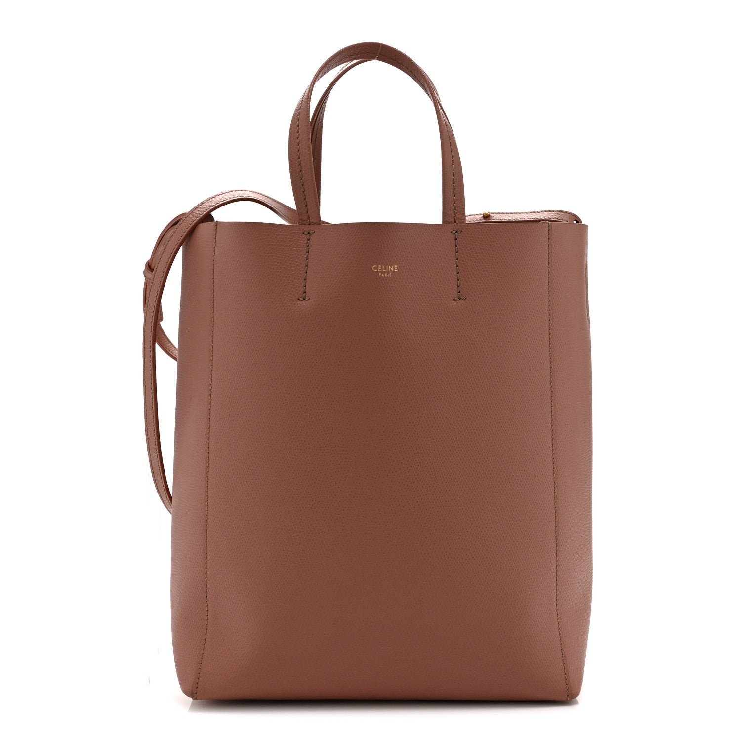 Celine Grained Calfskin Small Vertical Cabas Pink