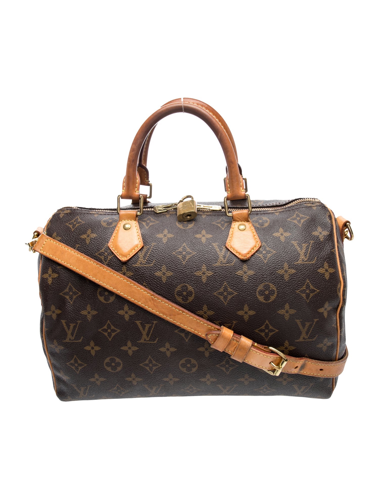 LV Monogram Speedy Bandouliere 30
