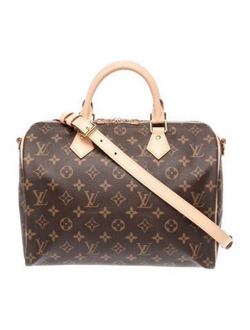 LV Monogram Speedy Bandouliere 30